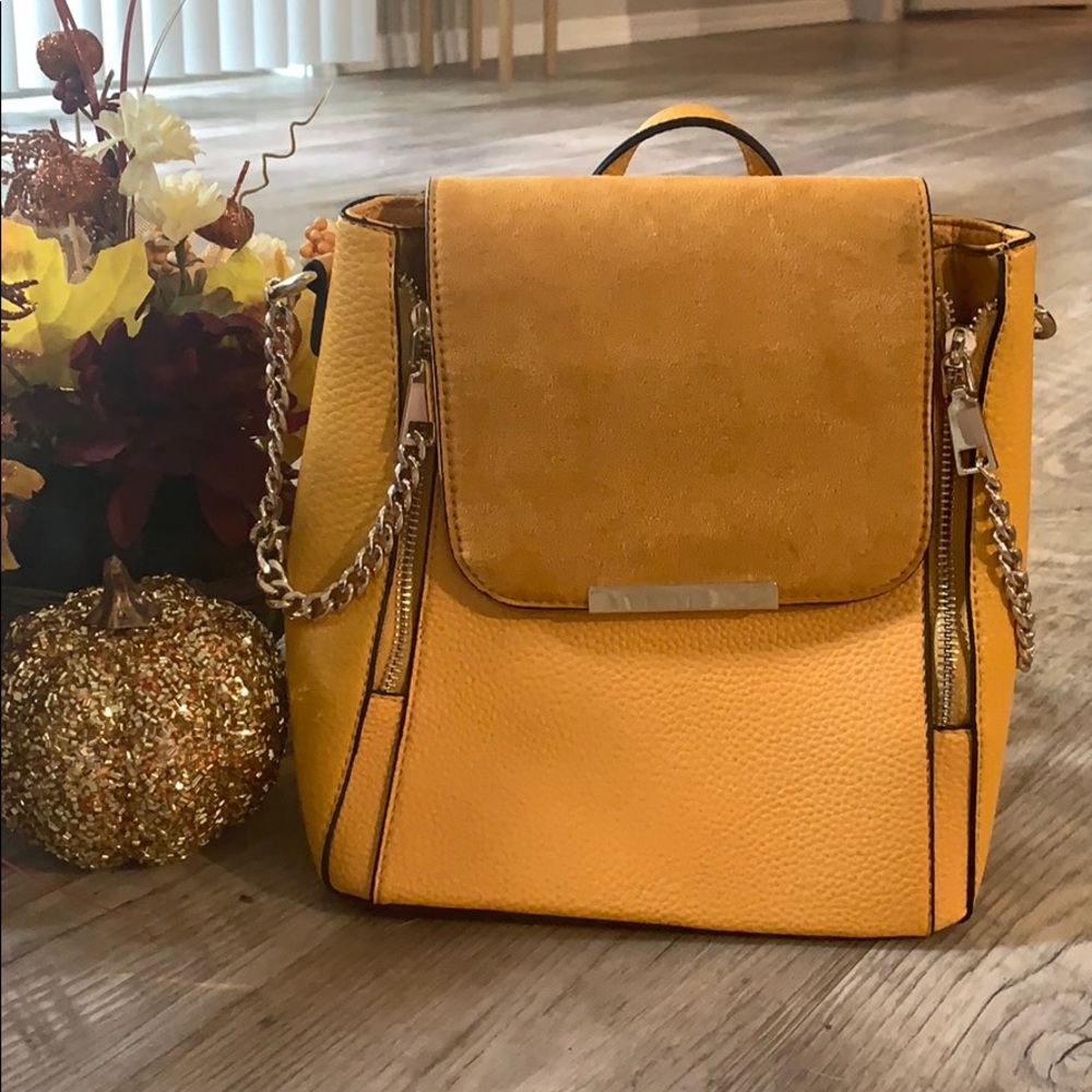 Small yellow backpack